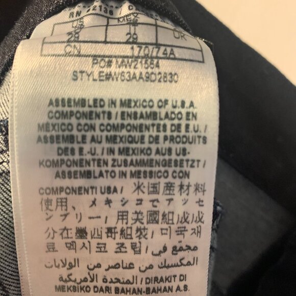 Guess Women's Y2K Addie Max Stretch Denim Jeggings Size 29 NEW Black High Rise - Picture 8 of 12